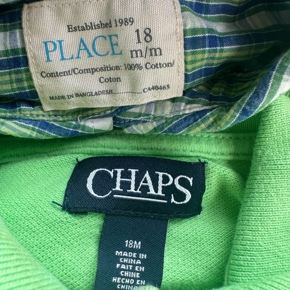 Chaps & Children’s Place 18M Boys Polo & Button Down Shirts - Picture 6 of 6